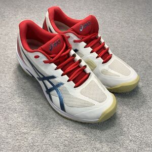 Asics White and Red Athletic Shoes